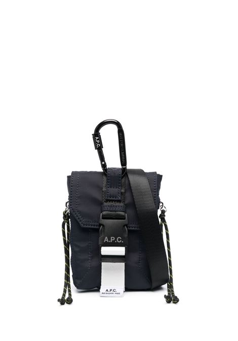 Borsa a tracolla trek in blu - A.P.C -  uomo A.P.C. | PAAFHH61733IAK