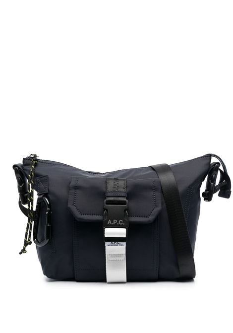 Borsa a tracolla trek in blu - A.P.C -  uomo A.P.C. | PAAFHH61734IAK