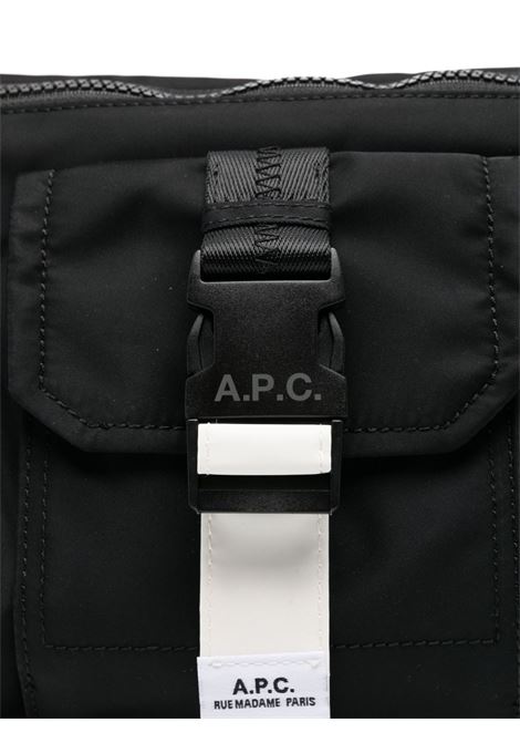 Borsa a tracolla treck in nero A.P.C. - uomo A.P.C. | PAAGRH62219LZZ
