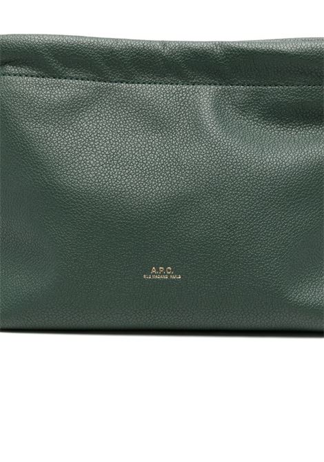 Borsa a tracolla ninon mini in verde scuro A.P.C - donna A.P.C. | PUABOF61582KAF