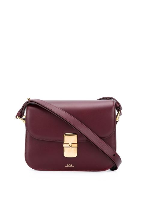 Borsa a tracolla Grace APC in bordeaux - donna A.P.C. | PXBMWF61413GAE
