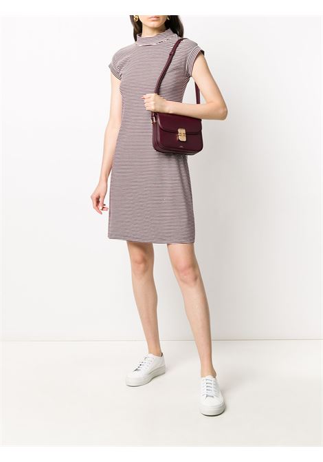 Borsa a tracolla Grace APC in bordeaux - donna A.P.C. | PXBMWF61413GAE