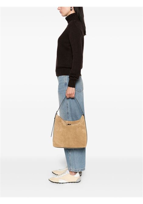 Beige zip-top shoulder bag A.P.C. - women A.P.C. | PXCALF61902TBK