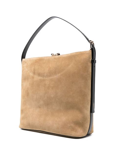Beige zip-top shoulder bag A.P.C. - women A.P.C. | PXCALF61902TBK