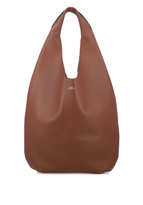 brown le neige shoulder bag a.p.c. - women