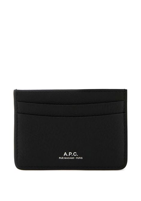 Porta carte andre in nero a.p.c. - uomo A.P.C. | PXCBCH63028LZZ