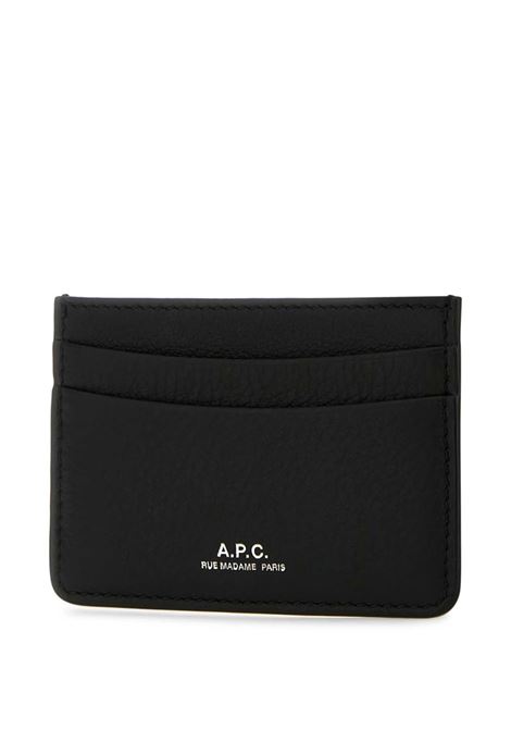 Porta carte andre in nero a.p.c. - uomo A.P.C. | PXCBCH63028LZZ