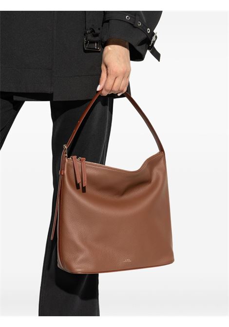 Borsa a mano sac vera in marrone a.p.c. - donna A.P.C. | PXCBLF61902CAD