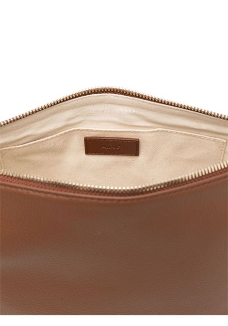 Borsa a spalla sac vera in marrone a.p.c. - donna A.P.C. | PXCBLF61974CAD