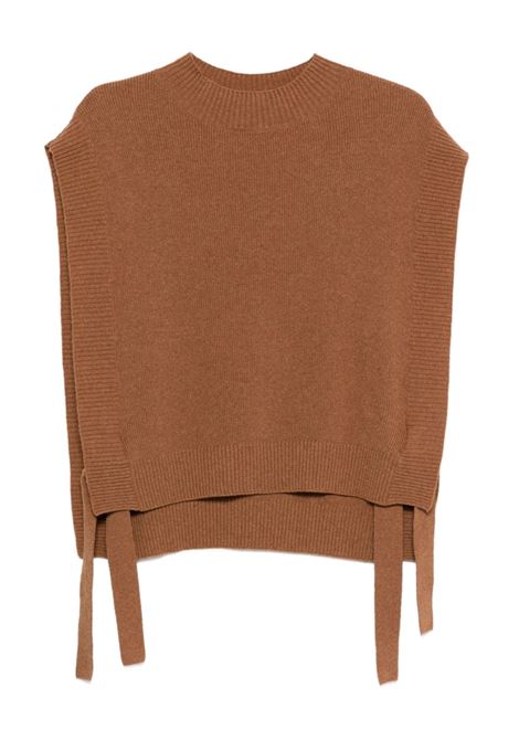 Gilet in maglia in marrone A.P.C. - donna A.P.C. | WOASAF23430CAB