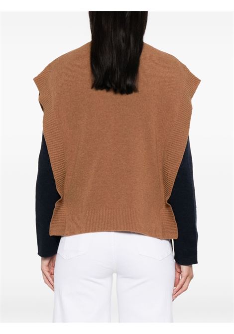 Gilet in maglia in marrone A.P.C. - donna A.P.C. | WOASAF23430CAB