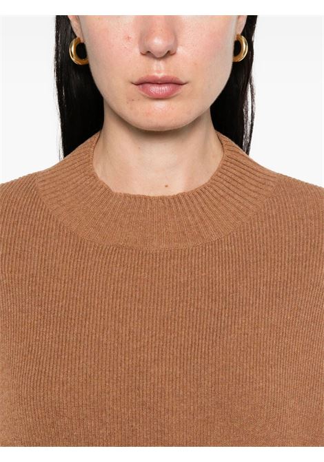 Gilet in maglia in marrone A.P.C. - donna A.P.C. | WOASAF23430CAB