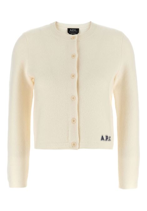 Cardigan con bottoni in avorio A.P.C. - donna A.P.C. | WVBDKF22301AAD
