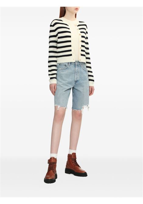 Cardigan manon a righe in blu e avorio A.P.C. - donna A.P.C. | WVBECF22327TAS