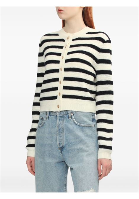 Cardigan manon a righe in blu e avorio A.P.C. - donna A.P.C. | WVBECF22327TAS
