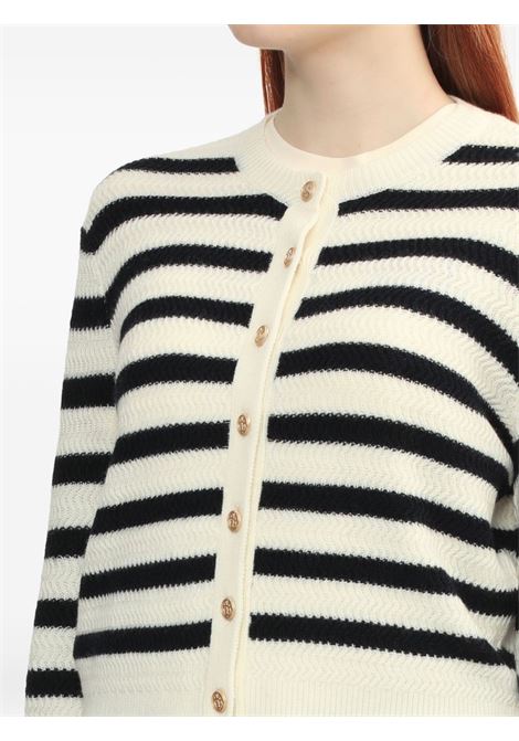 Cardigan manon a righe in blu e avorio A.P.C. - donna A.P.C. | WVBECF22327TAS