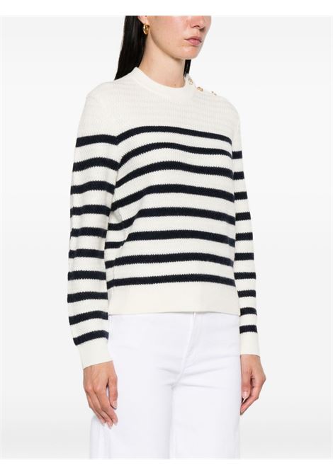 Maglia a righe con bottoni in avorio A.P.C. - donna A.P.C. | WVBECF23416TAS