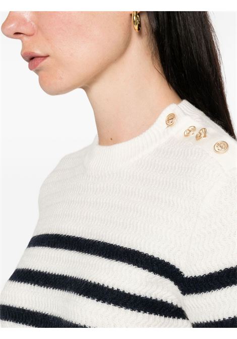 Maglia a righe con bottoni in avorio A.P.C. - donna A.P.C. | WVBECF23416TAS