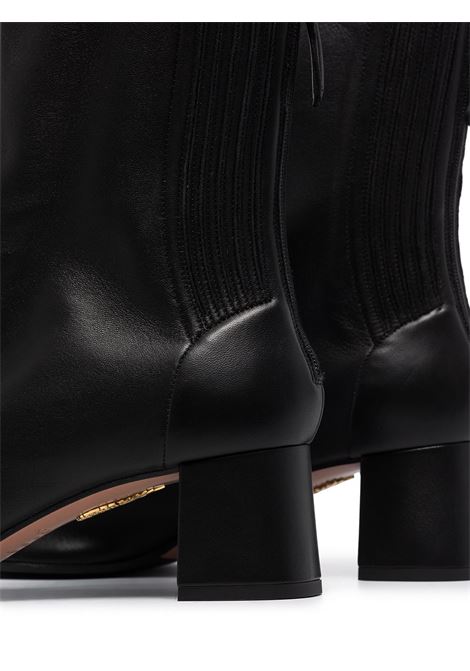 Black Saint Honore 50mm leather boots Aquazzura - women AQUAZZURA | SHOMIDB0NAP000