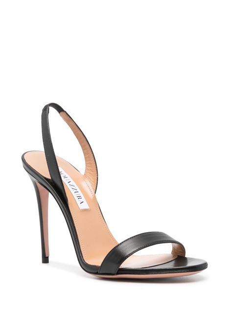 Black 105mm So Nude sandals Aquazzura - women AQUAZZURA | SNUHIGS0NAP000