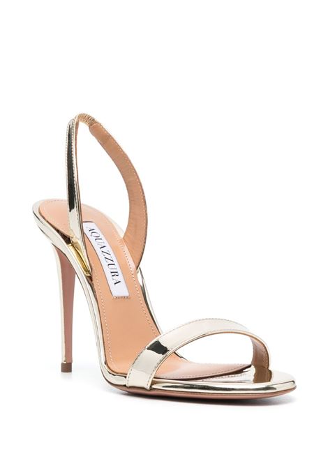 Gold 105mm So Nude sandals Aquazzura - women AQUAZZURA | SNUHIGS0SSYSOG