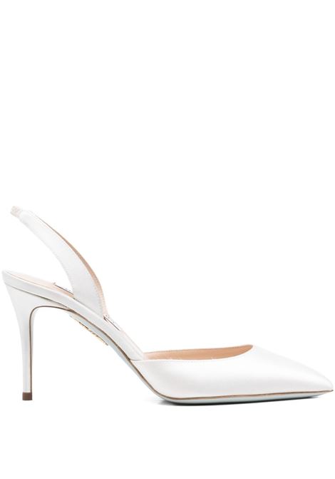 Decollete so nude 85 in bianco Aquazzura - donna