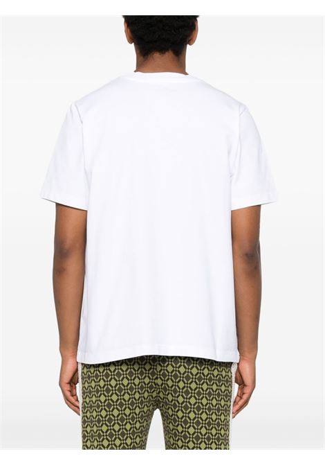 White Tennis Club Icon T-shirt Casablanca - men CASABLANCA | MPF25JTS00101WHT