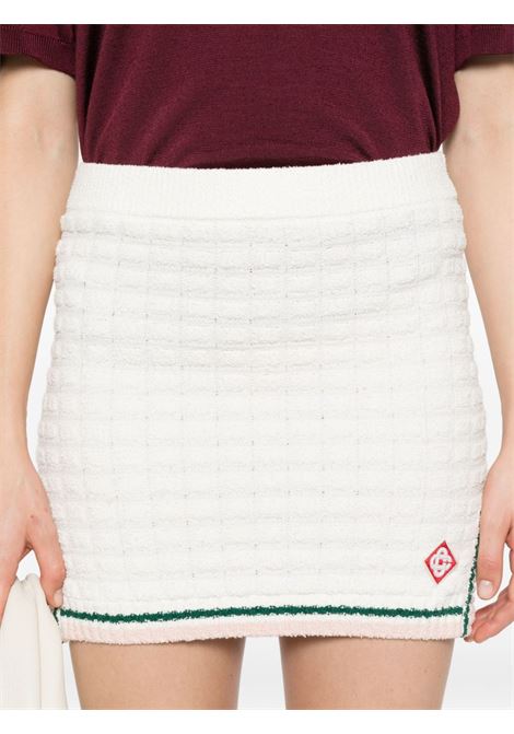 Gonna con dettaglio in avorio Casablanca - donna CASABLANCA | WPF25KW103401WHT