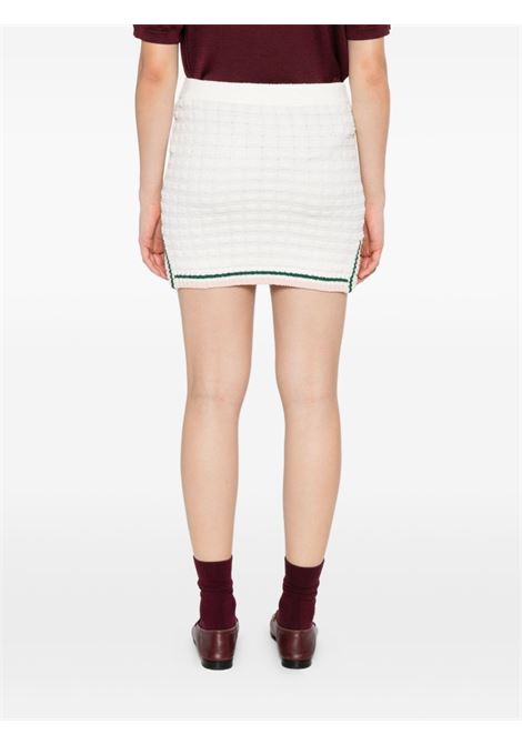 Gonna con dettaglio in avorio Casablanca - donna CASABLANCA | WPF25KW103401WHT