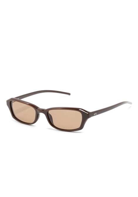 Occhiali da sole con montatura rettangolare iris in marrone Chimi - unisex CHIMI | IRISBRWN