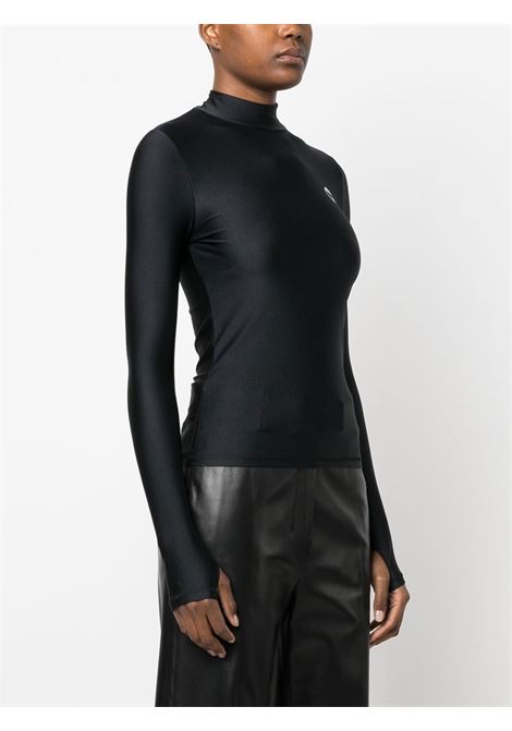 Black high-neck top Coperni - women COPERNI | COPJS20545BLK