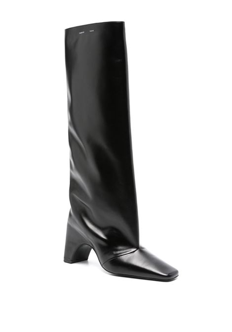 Black 90mm Bridge leather boots Coperni - women COPERNI | COPSH03857BLK