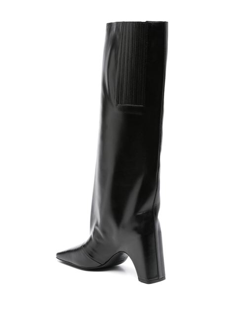 Black 90mm Bridge leather boots Coperni - women COPERNI | COPSH03857BLK