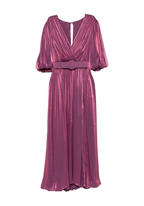Abito brennie con maniche a sbuffo in viola Costarellos - donna COSTARELLOS | SS2144MV