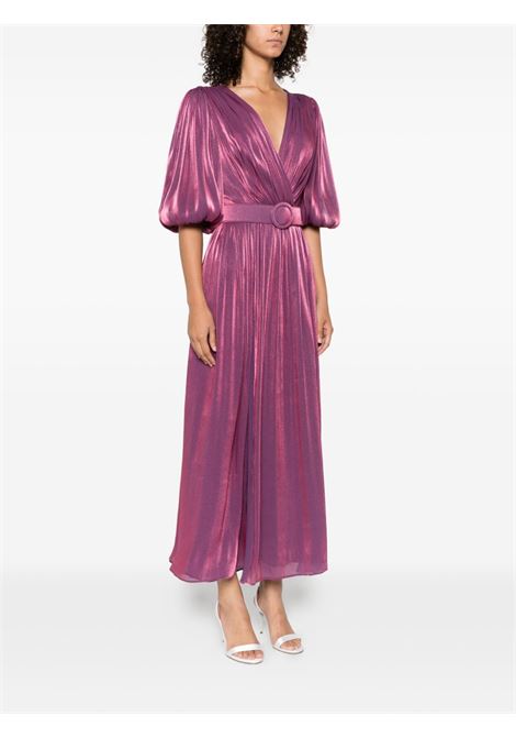 Abito brennie con maniche a sbuffo in viola Costarellos - donna COSTARELLOS | SS2144MV