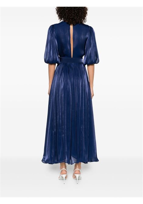Abito midi Mira in blu Costarellos - donna COSTARELLOS | SS2144NVY