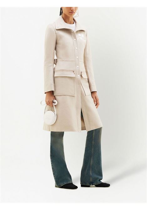 Trench Reedition in vinile in beige chiaro Courrèges - donna COURRÈGES | PERCMA078VY00149100