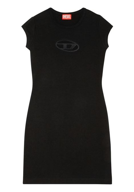 Abito D-Angiel corto in nero Diesel - donna DIESEL | A062700AFAA9XXA
