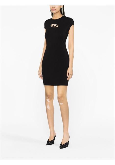 Abito D-Angiel corto in nero Diesel - donna DIESEL | A062700AFAA9XXA
