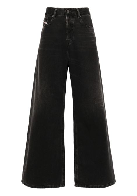 Black D-Sire wide-leg jeans Diesel - women