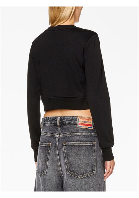 Felpa crop con logo in nero - DIESEL donna DIESEL | A099310GRAC9XX