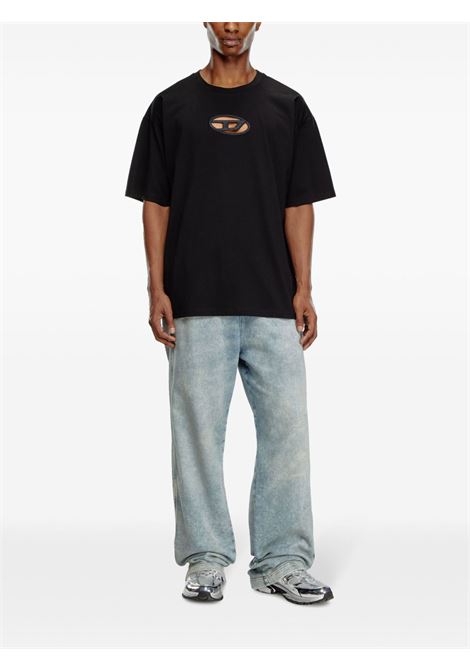 Black cut-out T-shirt Diesel - men DIESEL | A151800NIAX9XX