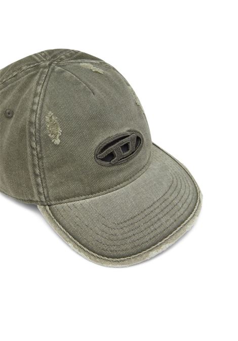 Cappello da baseball C-Ball-Utlt in denim verde Diesel - unisex DIESEL | A180360EPBD5AF