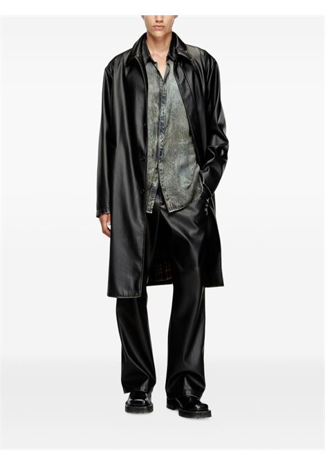 Cappotto J-Rivers in nero Diesel - uomo DIESEL | A184960LHBE9XX