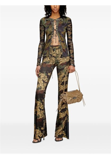Pantaloni P-Affal in verde Diesel - donna DIESEL | A185170NKCZ51FA