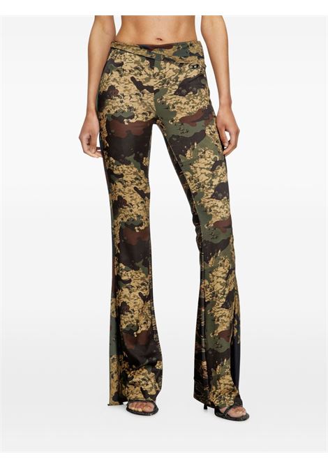 Pantaloni P-Affal in verde Diesel - donna DIESEL | A185170NKCZ51FA