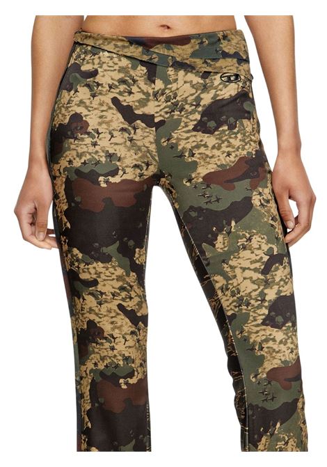 Pantaloni P-Affal in verde Diesel - donna DIESEL | A185170NKCZ51FA