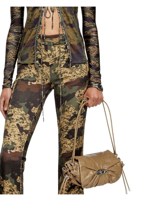 Pantaloni P-Affal in verde Diesel - donna DIESEL | A185170NKCZ51FA