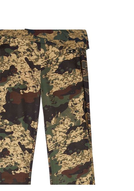 Pantaloni P-Affal in verde Diesel - donna DIESEL | A185170NKCZ51FA