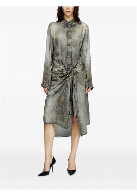 Abito midi D-Iletta in grigio Diesel - donna DIESEL | A185770LKCT02